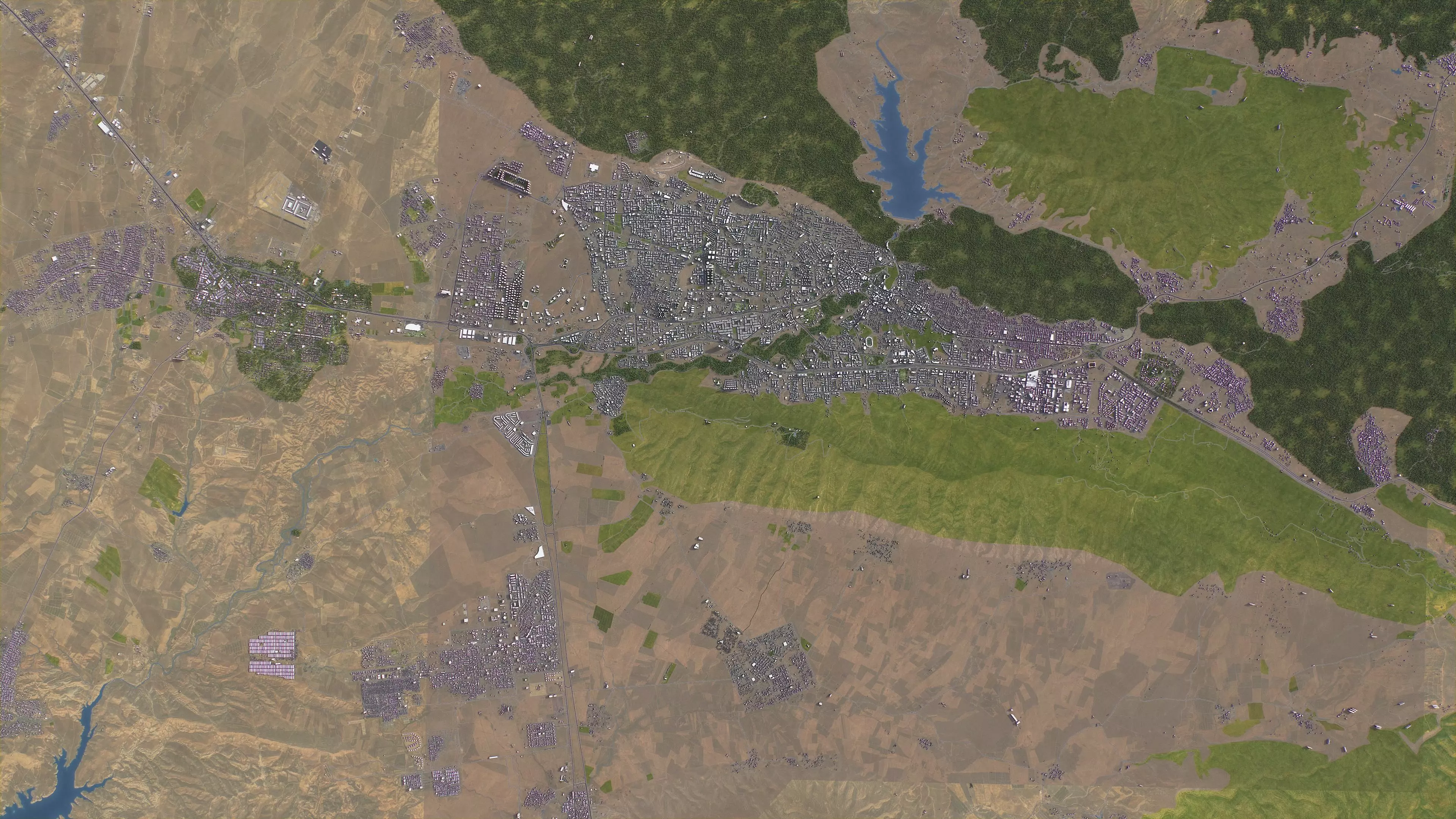 Duhok - 3D City Model Low-poly 3D model_10