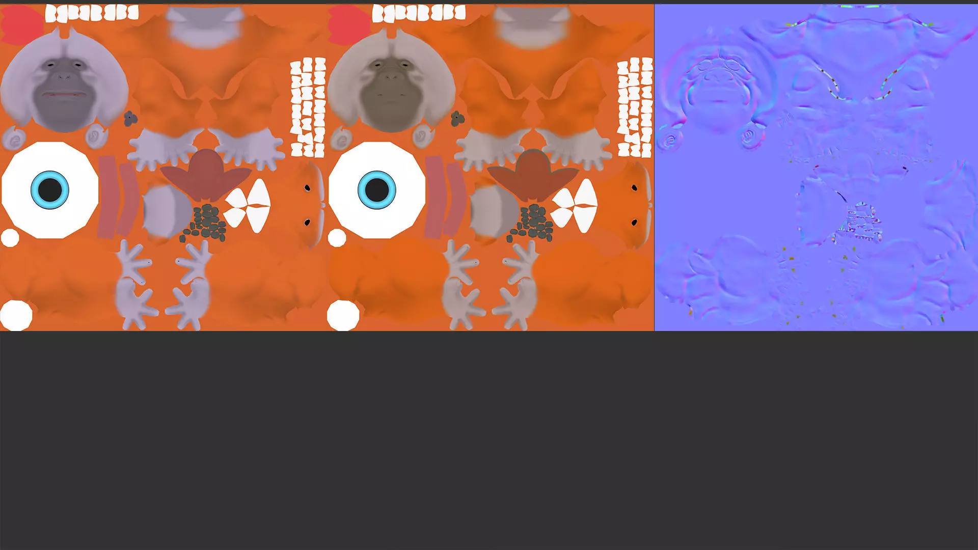 Orangutan  Stylize II Cartoon Low-poly 3D model_10