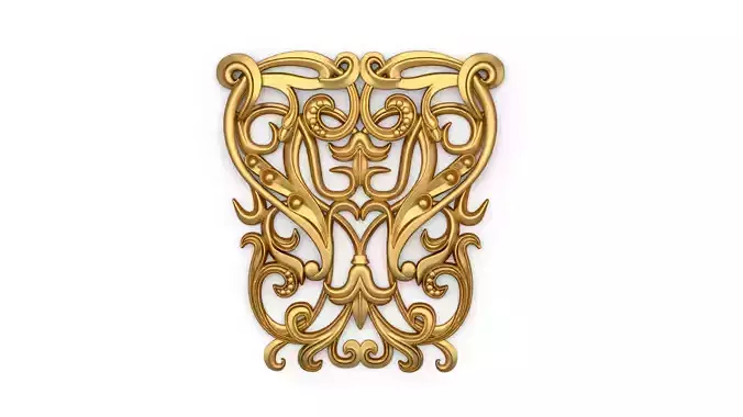 carved classic decorative ornament cnc 3d printing stl 28