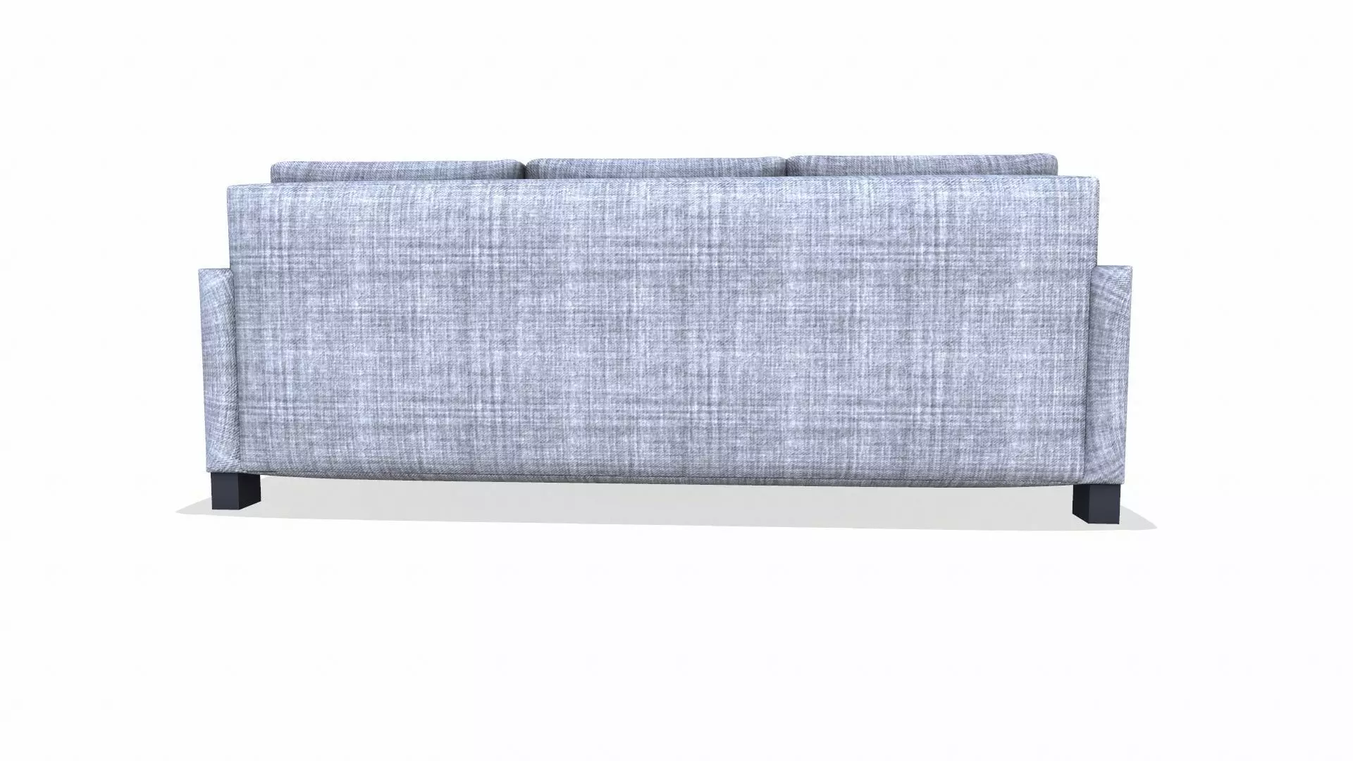 Canape Sofa Fabric Low-poly 3D model_4