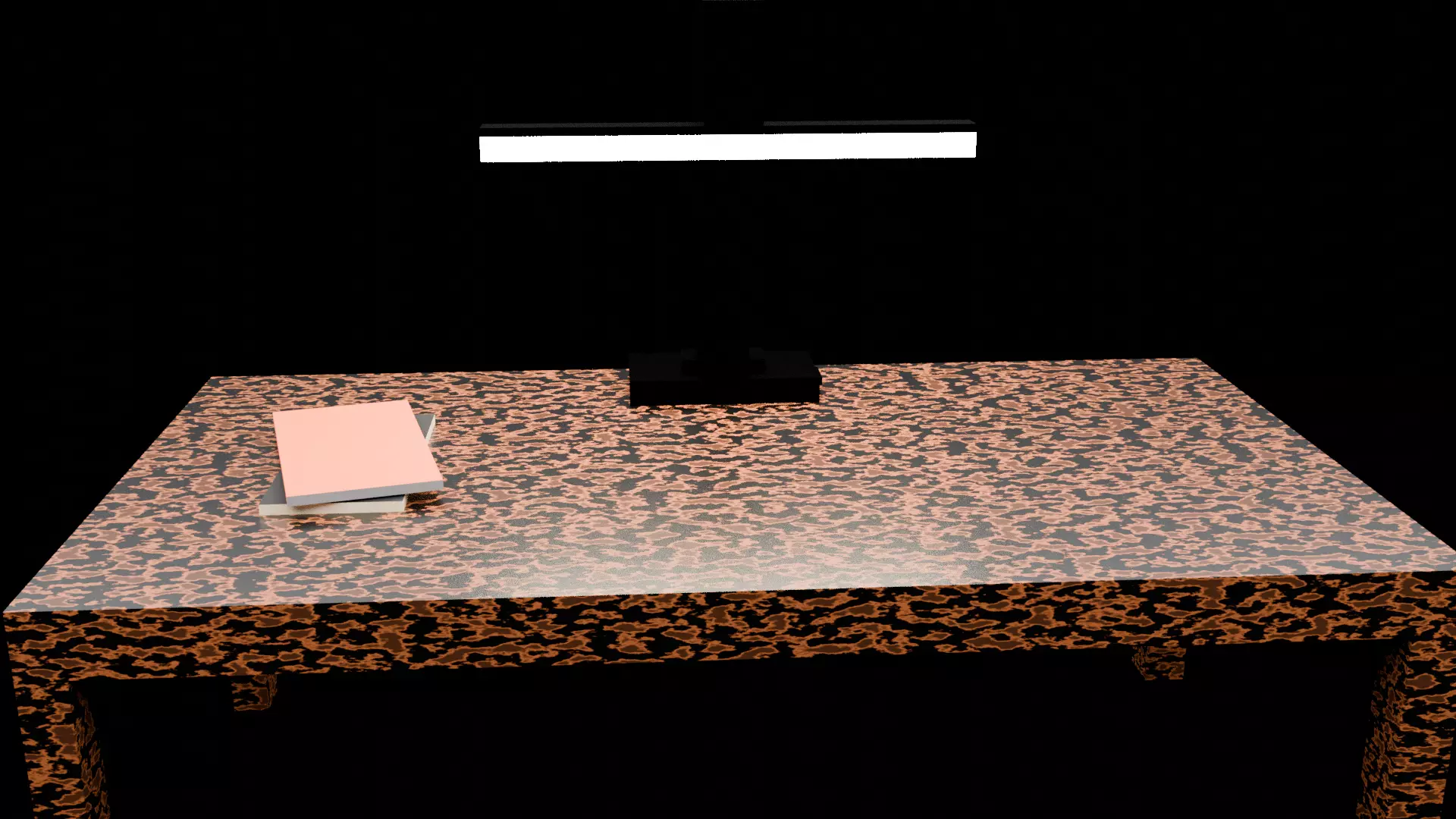 Ultra Low Poly Modern LED Desk Lamp Low-poly 3D model_6