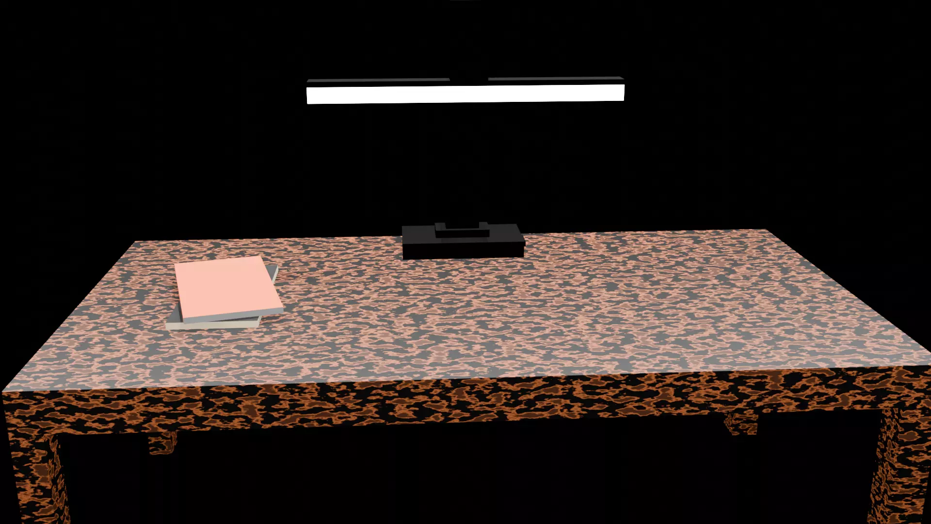 Ultra Low Poly Modern LED Desk Lamp Low-poly 3D model_1