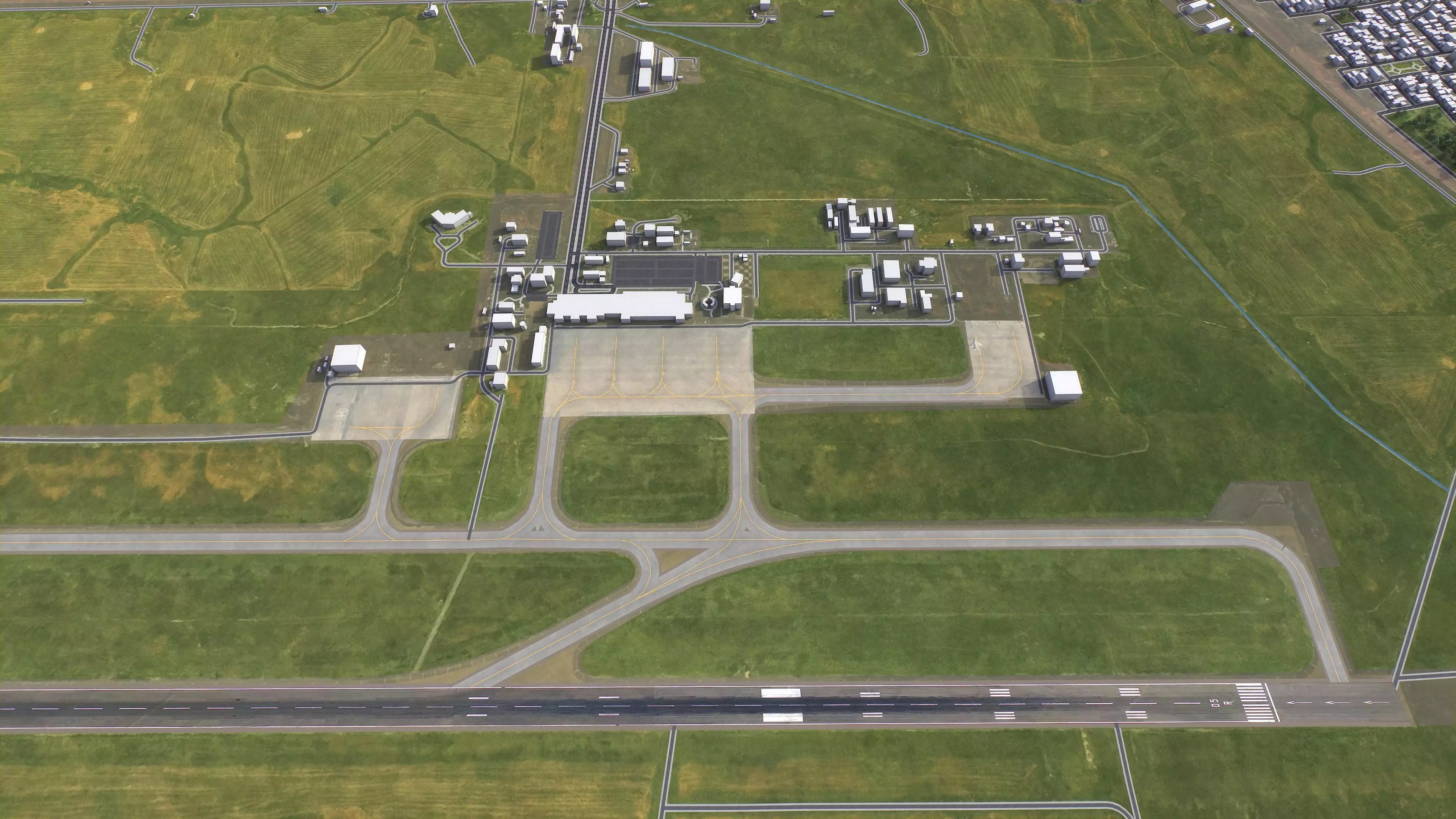 Sulaymaniyah - 3D Airport Model Low-poly 3D model_1