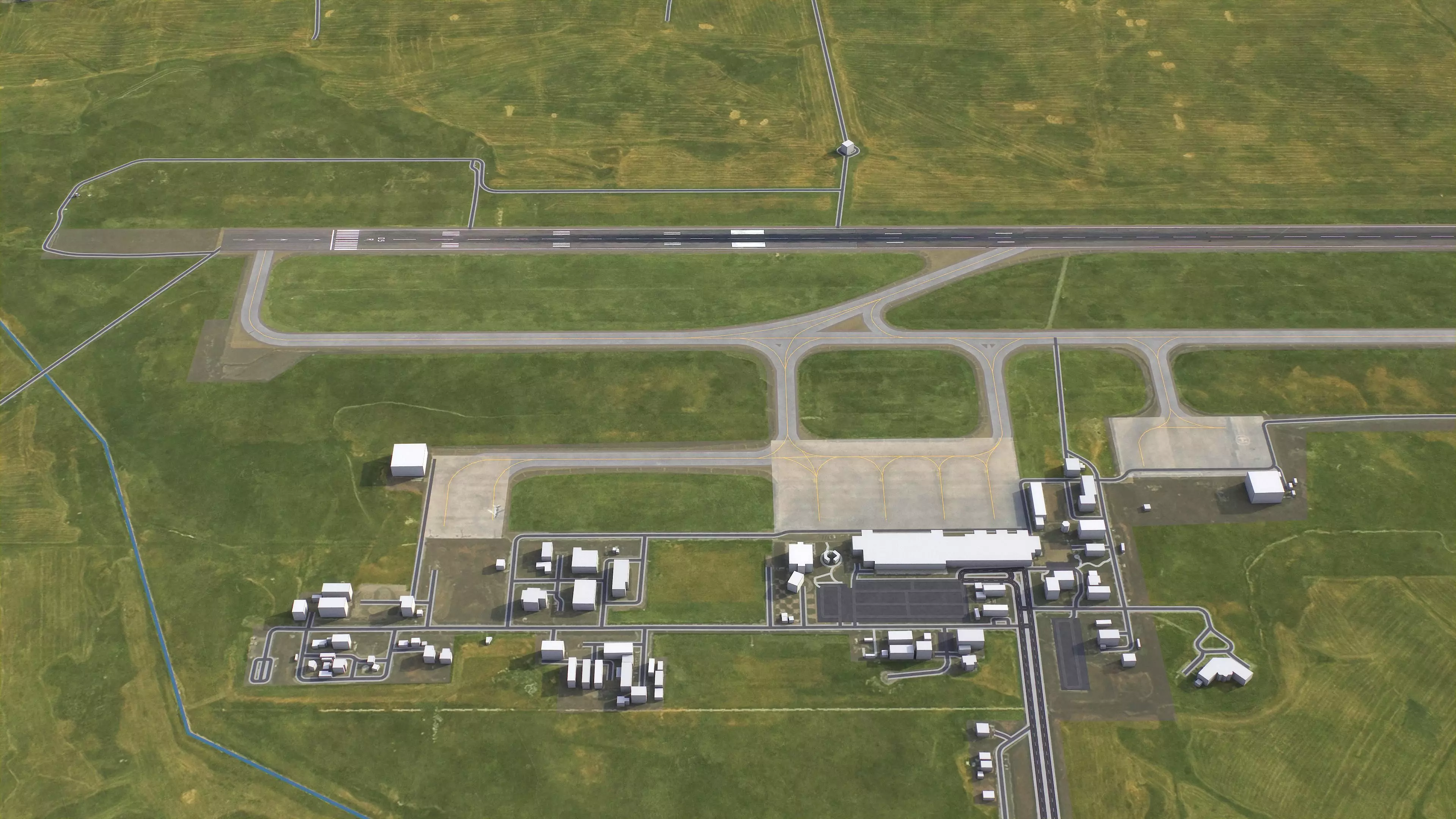 Sulaymaniyah - 3D Airport Model Low-poly 3D model_4