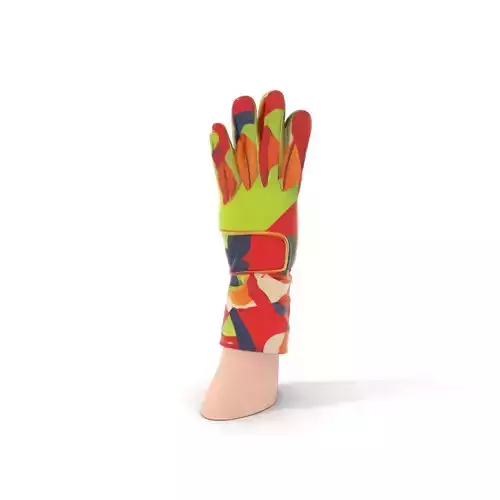 Colorful Abstract Glove model pack Low-poly 3D model