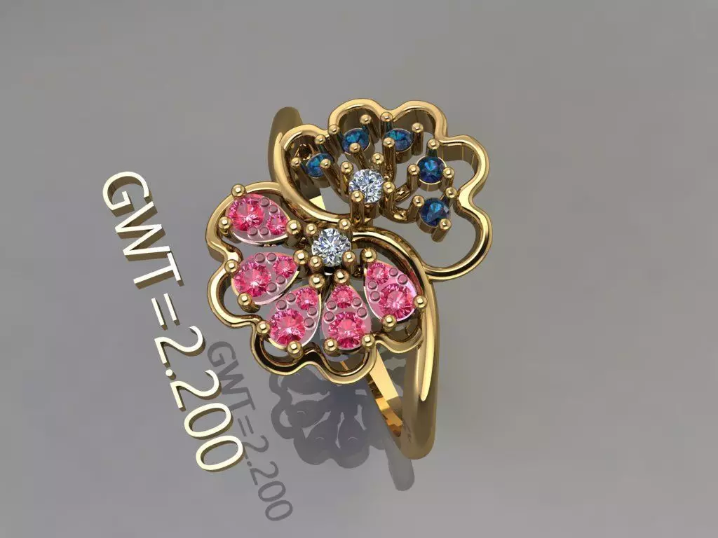 FASION  RING 3D model_2