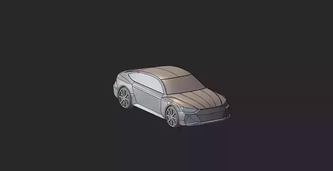 Ausi RS7 3D print model