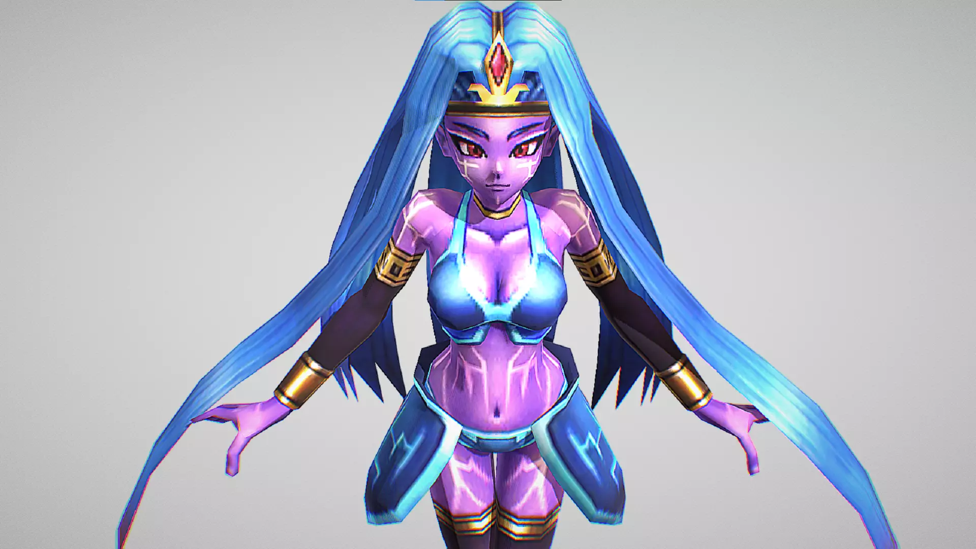 Castrussus - Dragon Quest Of The Stars - Plus Model Animations Low-poly 3D model