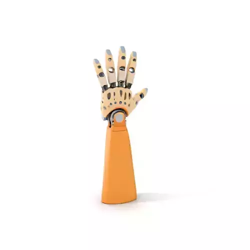 Advanced Robotic Hand and Arm Model Pack Low-poly 3D model