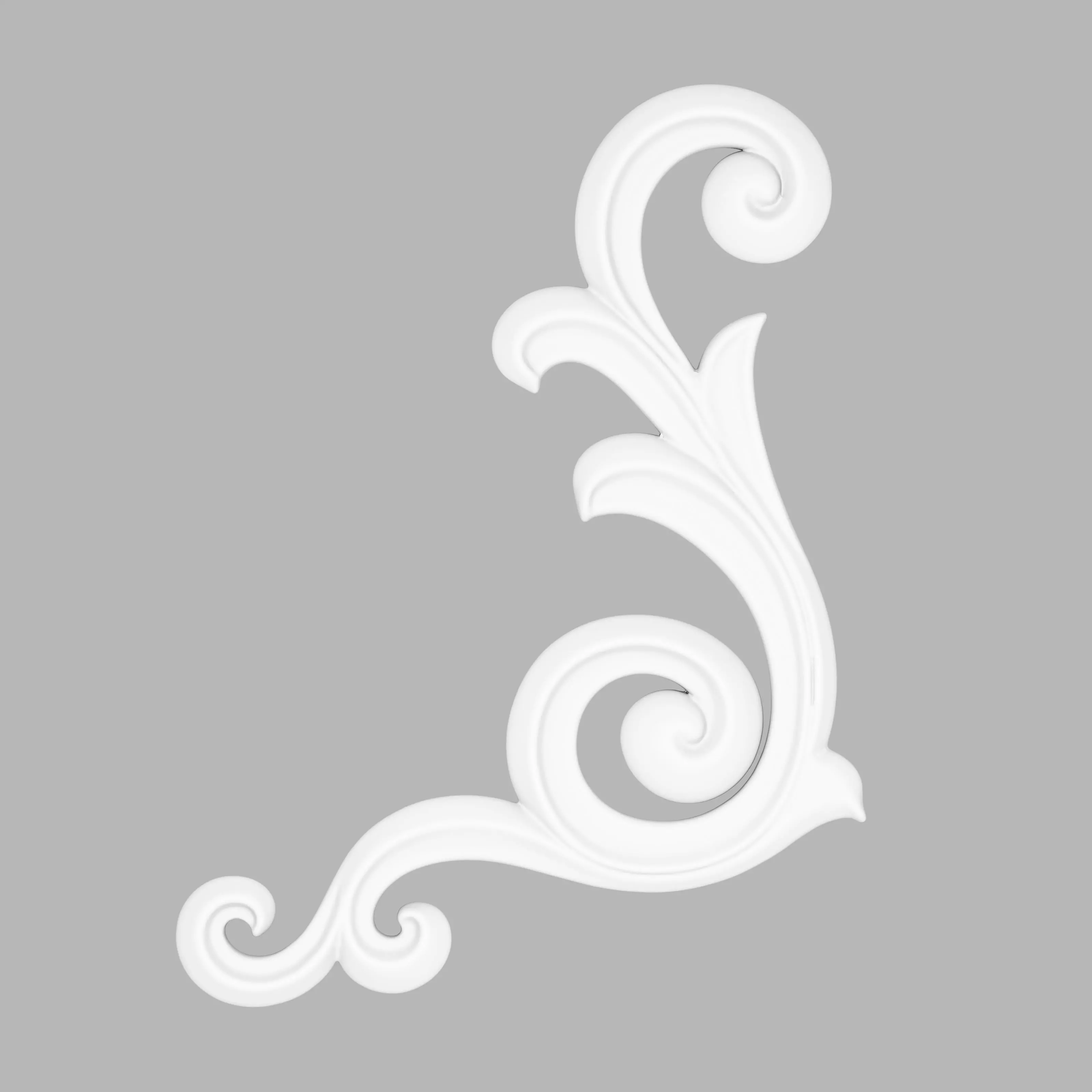 Classical Coner Molding S25-25AA 3D model_0