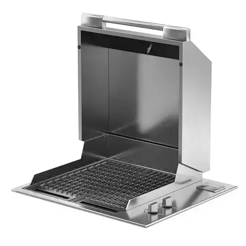 Artusi ABBQM3 60cm Built-in BBQ 3D model