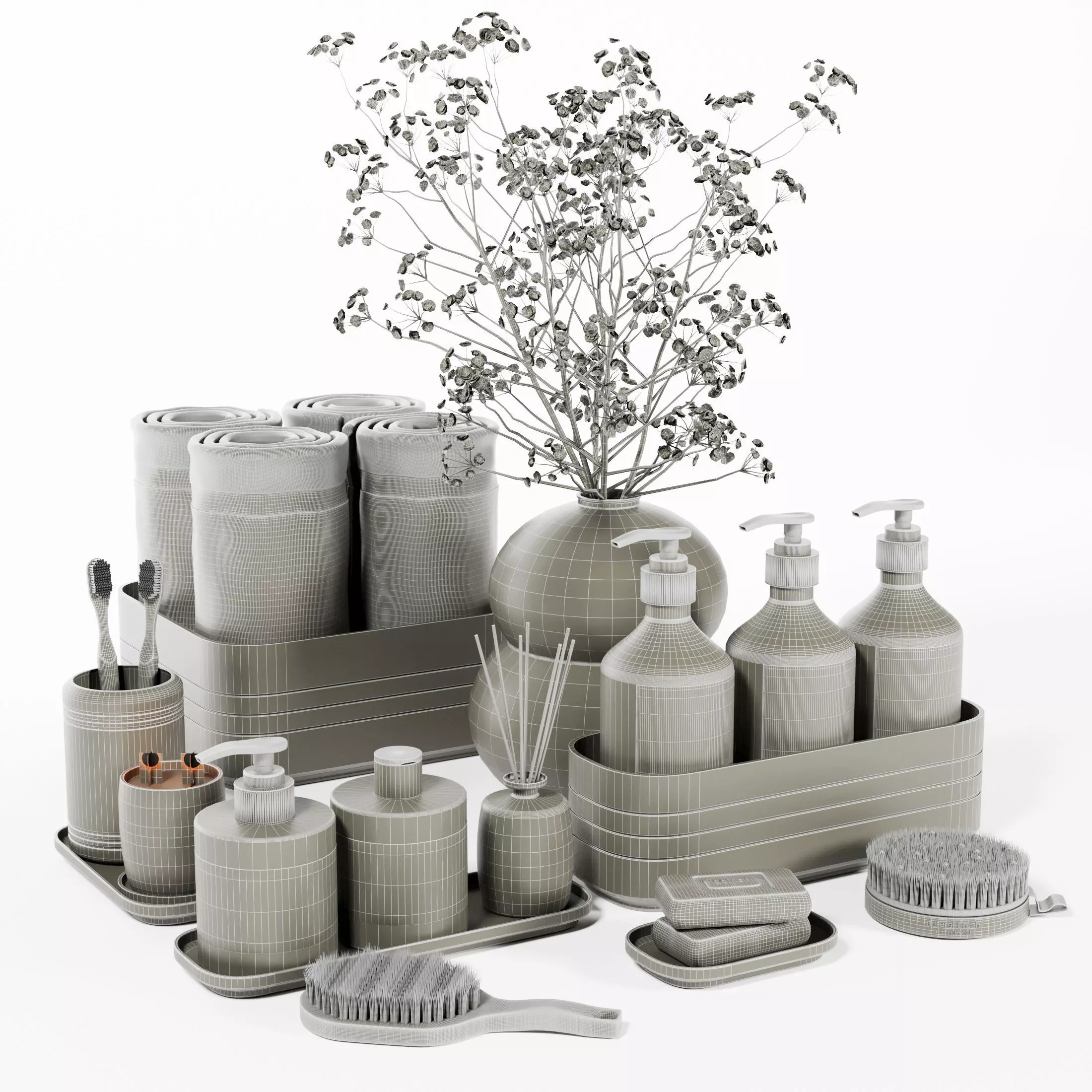 bath accessories 01  3D model_3