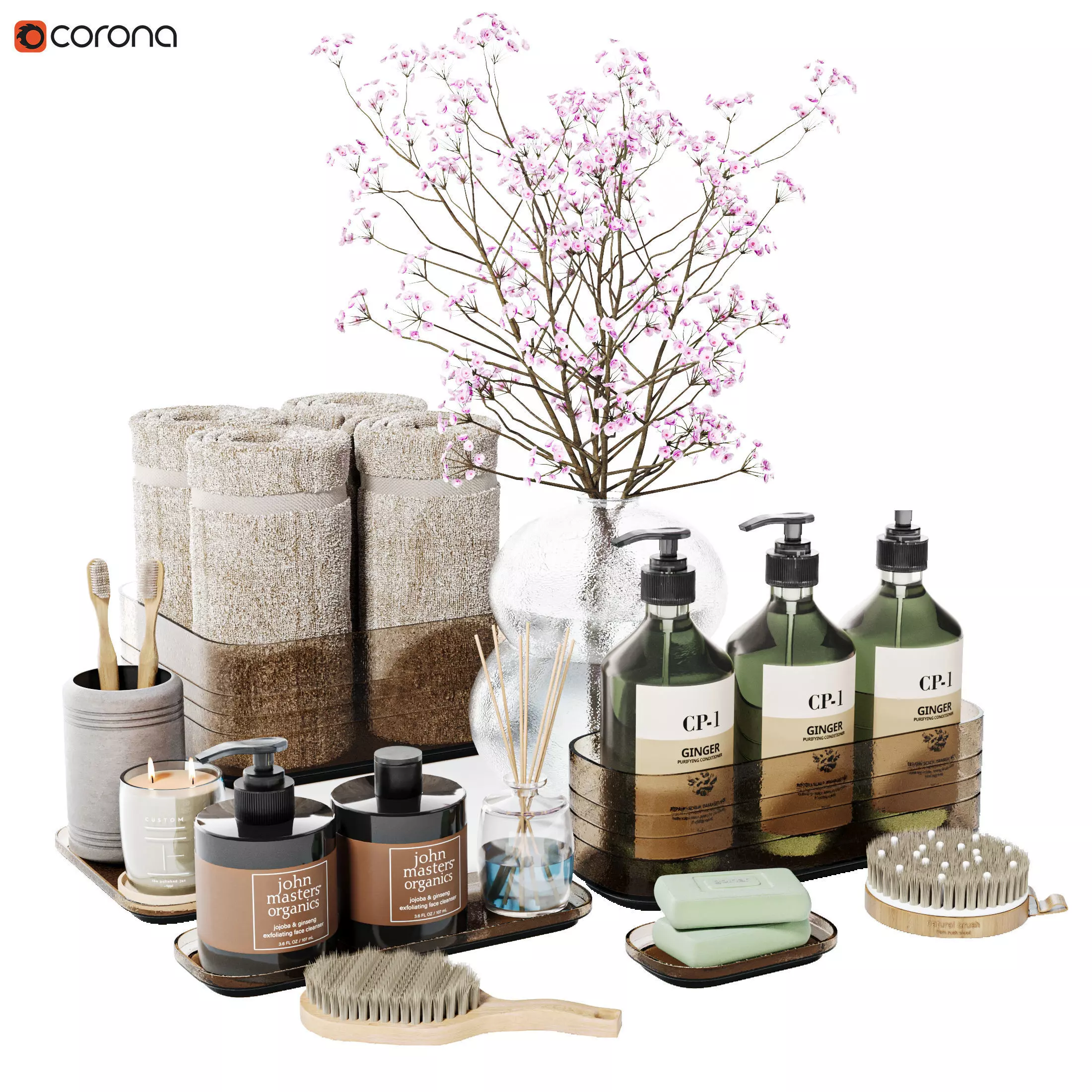 bath accessories 01  3D model_0