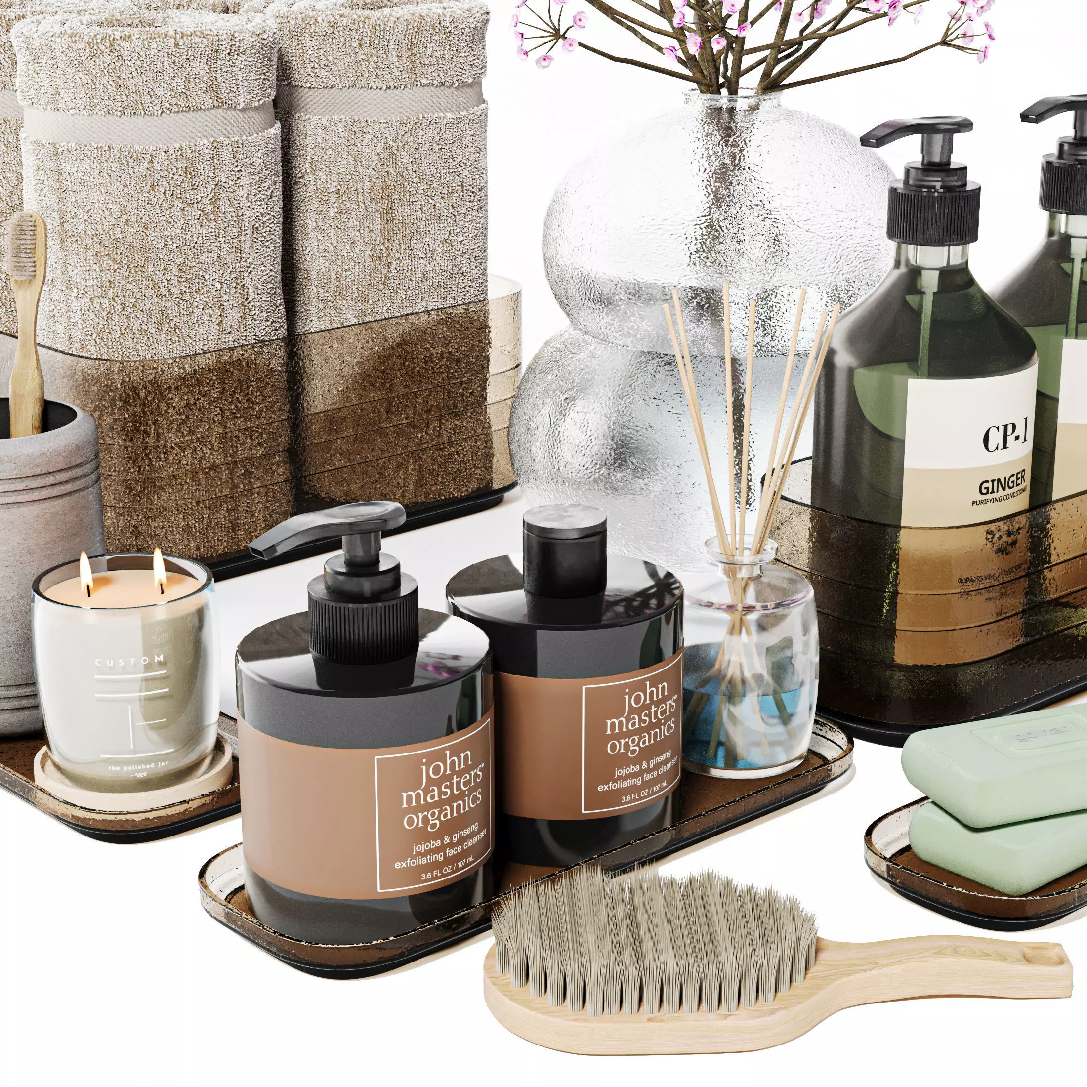 bath accessories 01  3D model_1