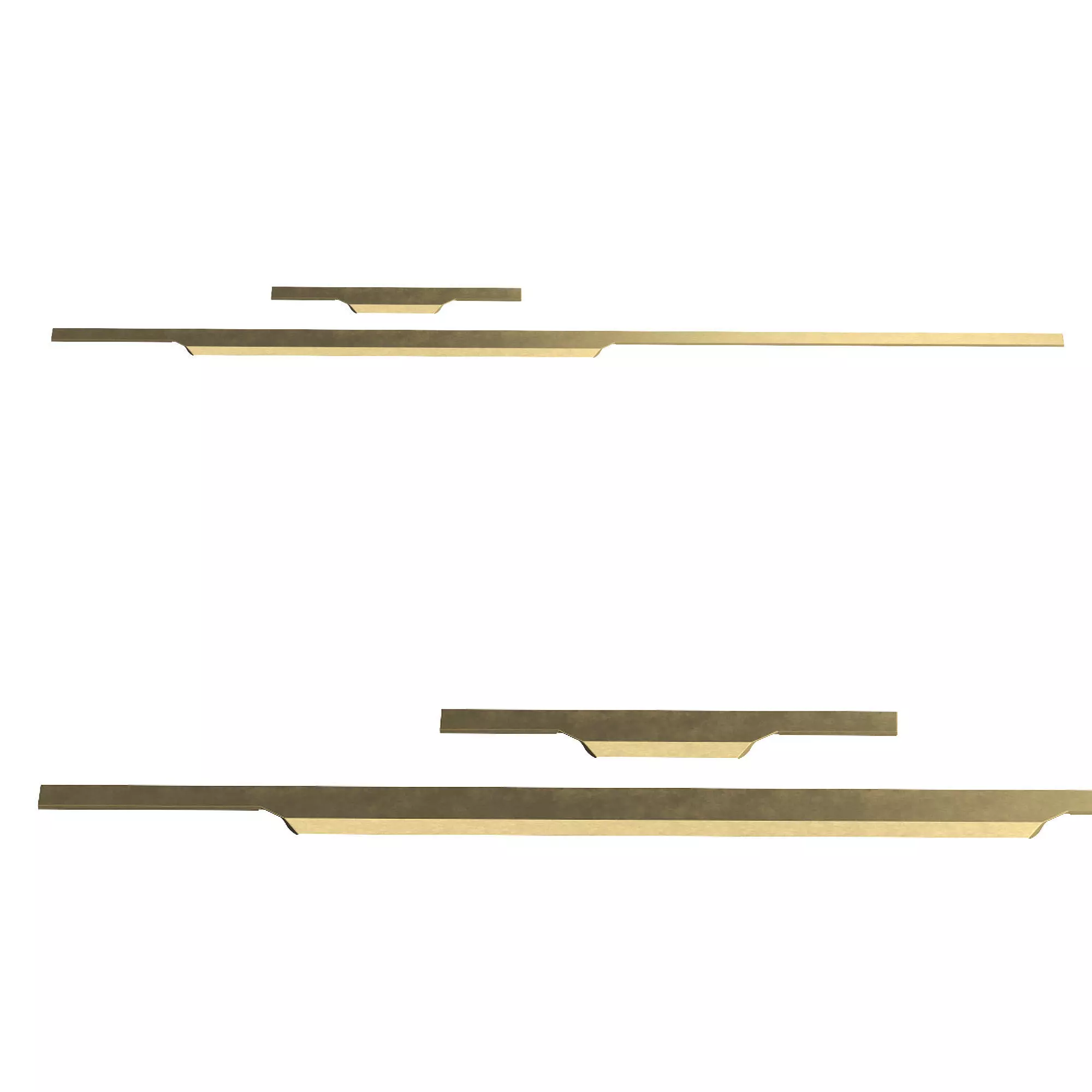 ALEYNA Long Invisible Cabinet Edge Pull Handle 3D model_1