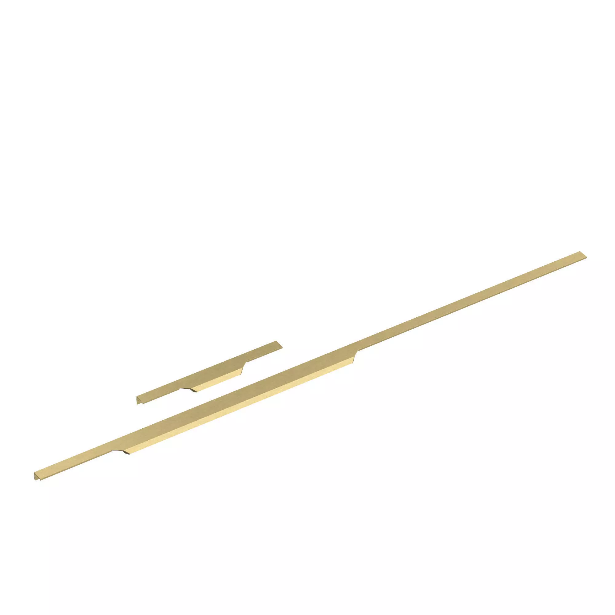 ALEYNA Long Invisible Cabinet Edge Pull Handle 3D model_2