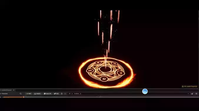 UE 5 Magic Circle Niagara system VFX animation