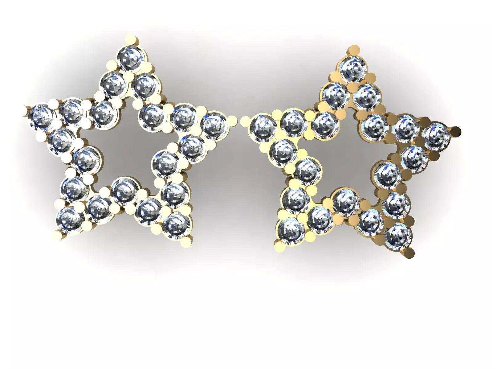 Earrings 3D print model_2