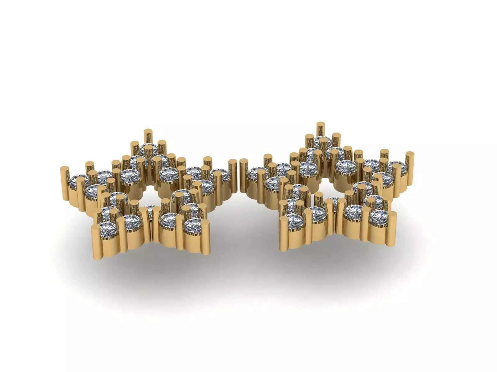 Earrings 3D print model_0