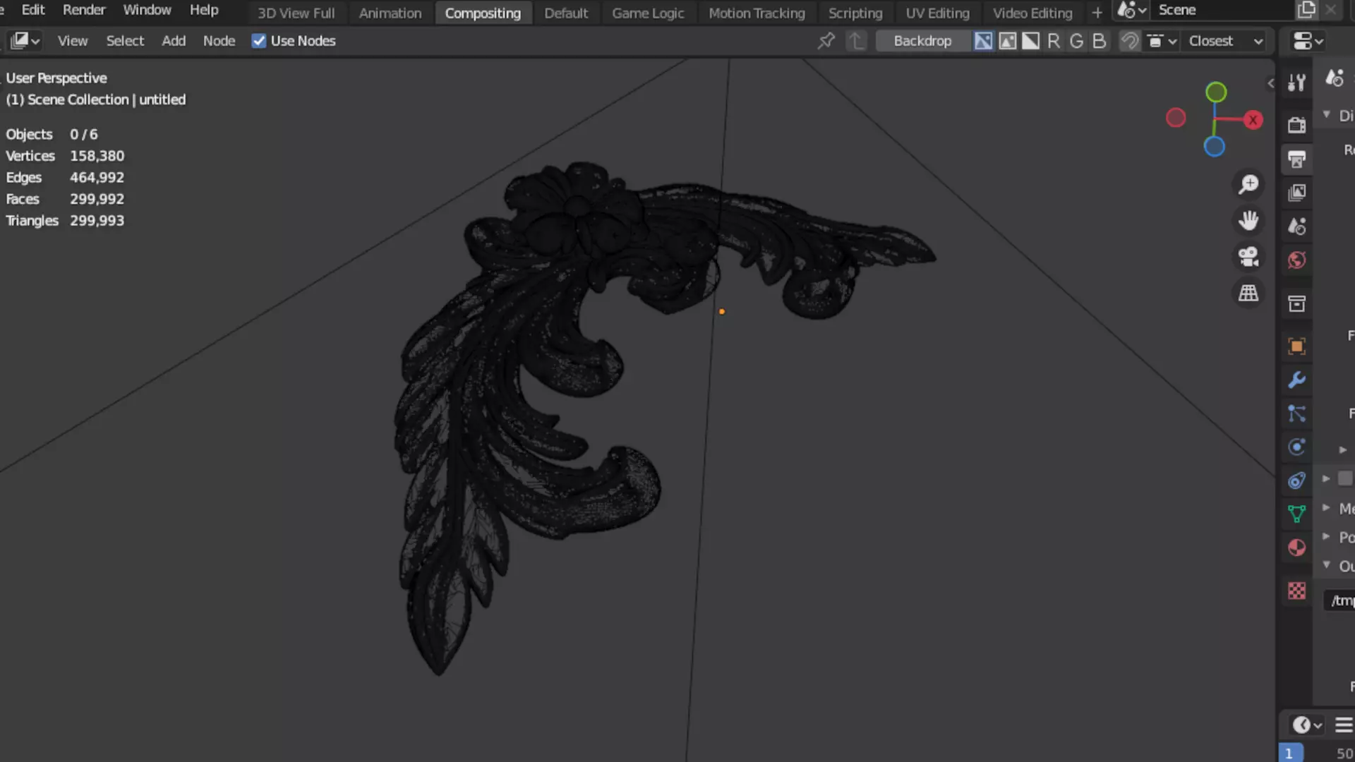 Classic carved corner decor ornament cnc 3d printing stl 10 3D print model_6