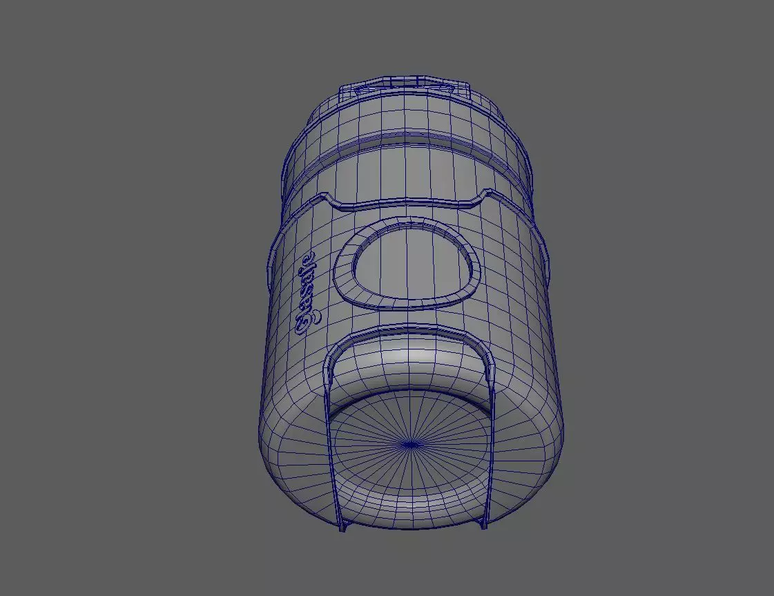 Feeding Bottle Low-poly 3D model_6