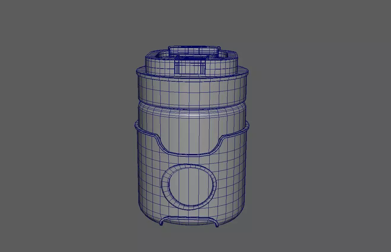 Feeding Bottle Low-poly 3D model_5