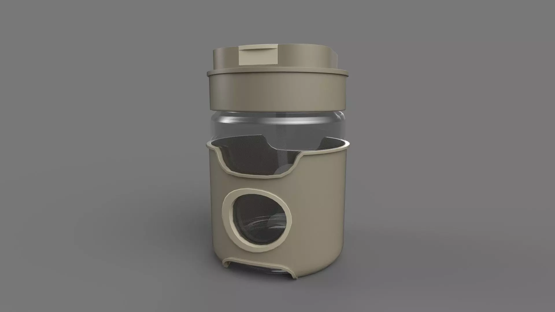 Feeding Bottle Low-poly 3D model_3