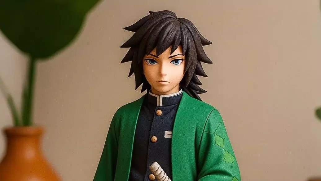 Giyu Tomioka Demon Slayer Standing 3D Print Model 3D print model_0