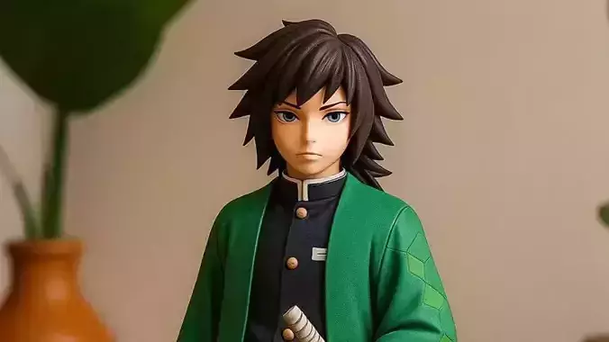 Giyu Tomioka Demon Slayer Standing 3D Print Model