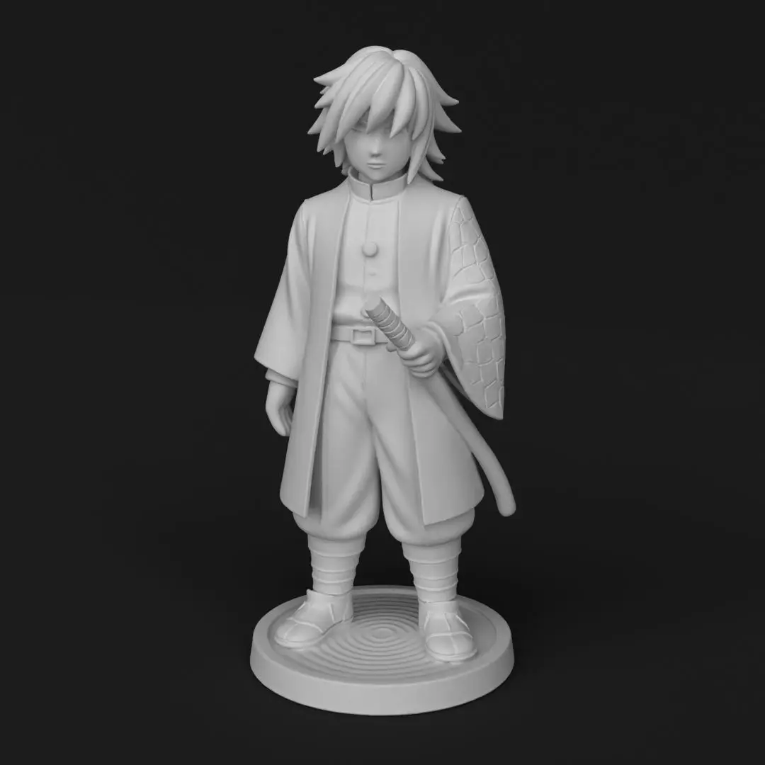 Giyu Tomioka Demon Slayer Standing 3D Print Model 3D print model_2