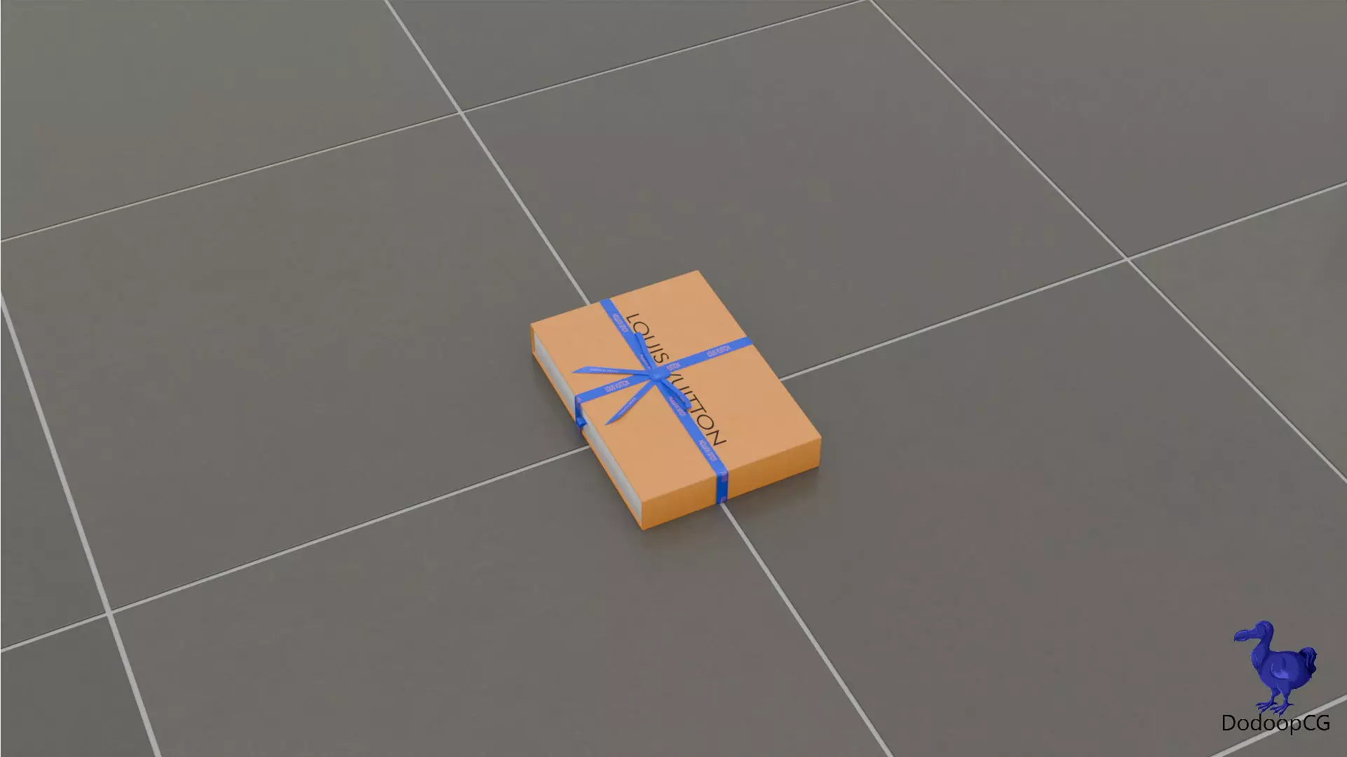 Louis Vuitton Shopping Bag - Luxury 3D Packaging Model Low-poly 3D model_20