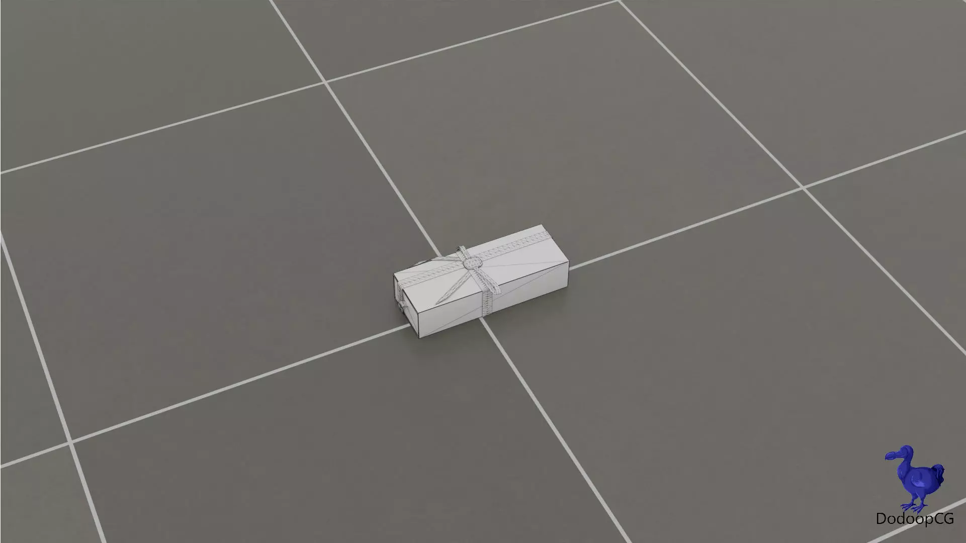 Louis Vuitton Shopping Bag - Luxury 3D Packaging Model Low-poly 3D model_19