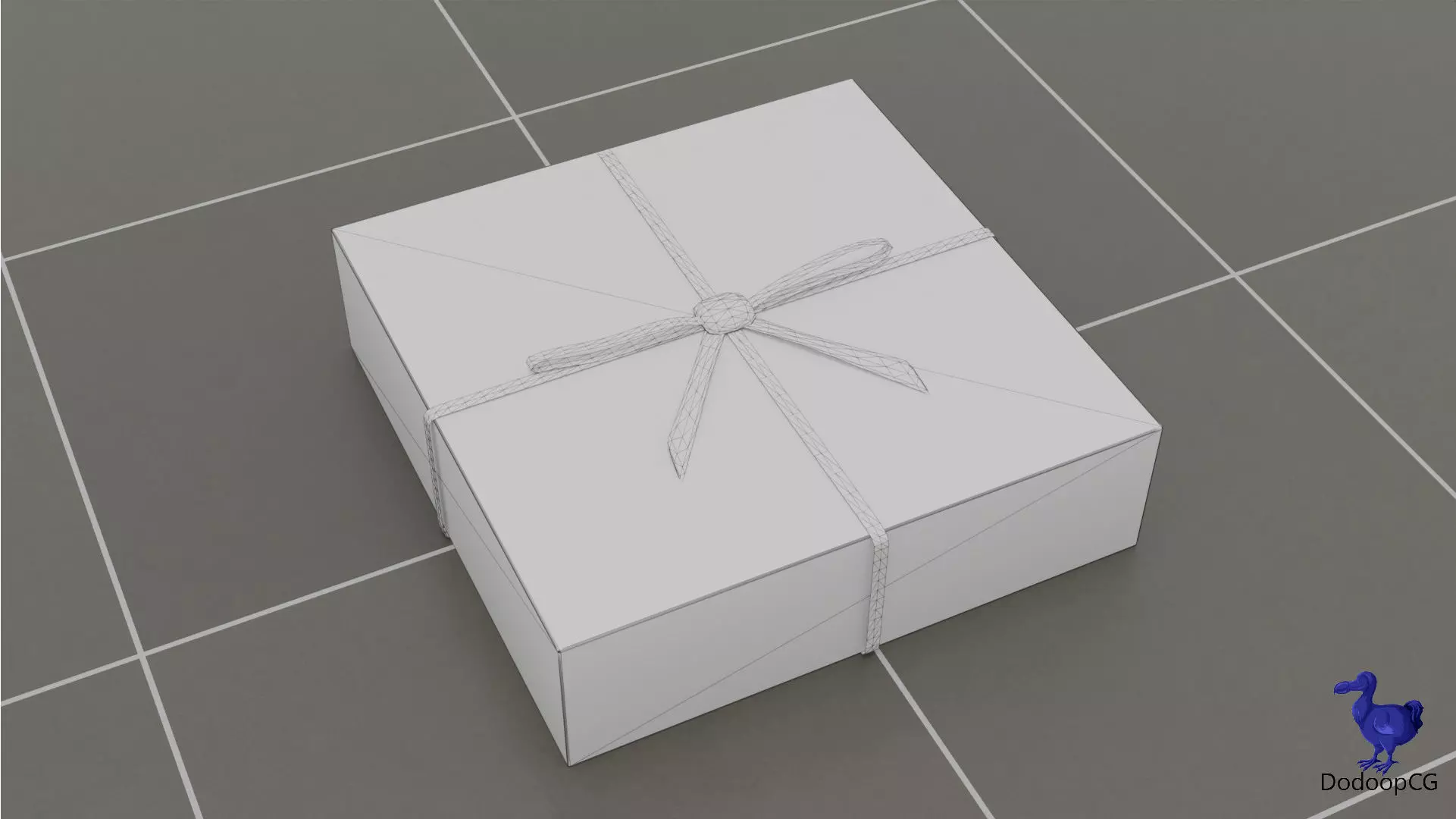 Louis Vuitton Shopping Bag - Luxury 3D Packaging Model Low-poly 3D model_30