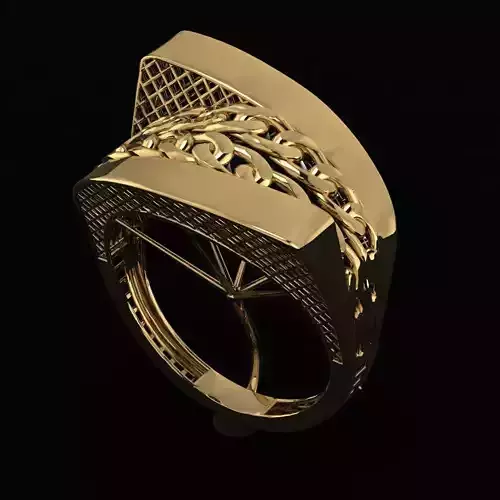 Minimalist Turkish Ring 3D print model