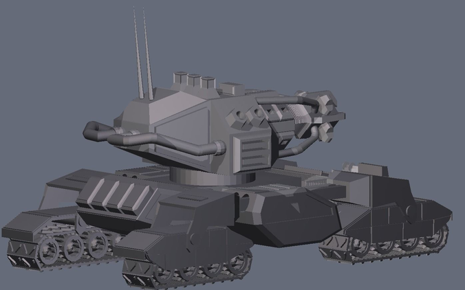 USA OEMGA mobile particle cannon Free 3D model