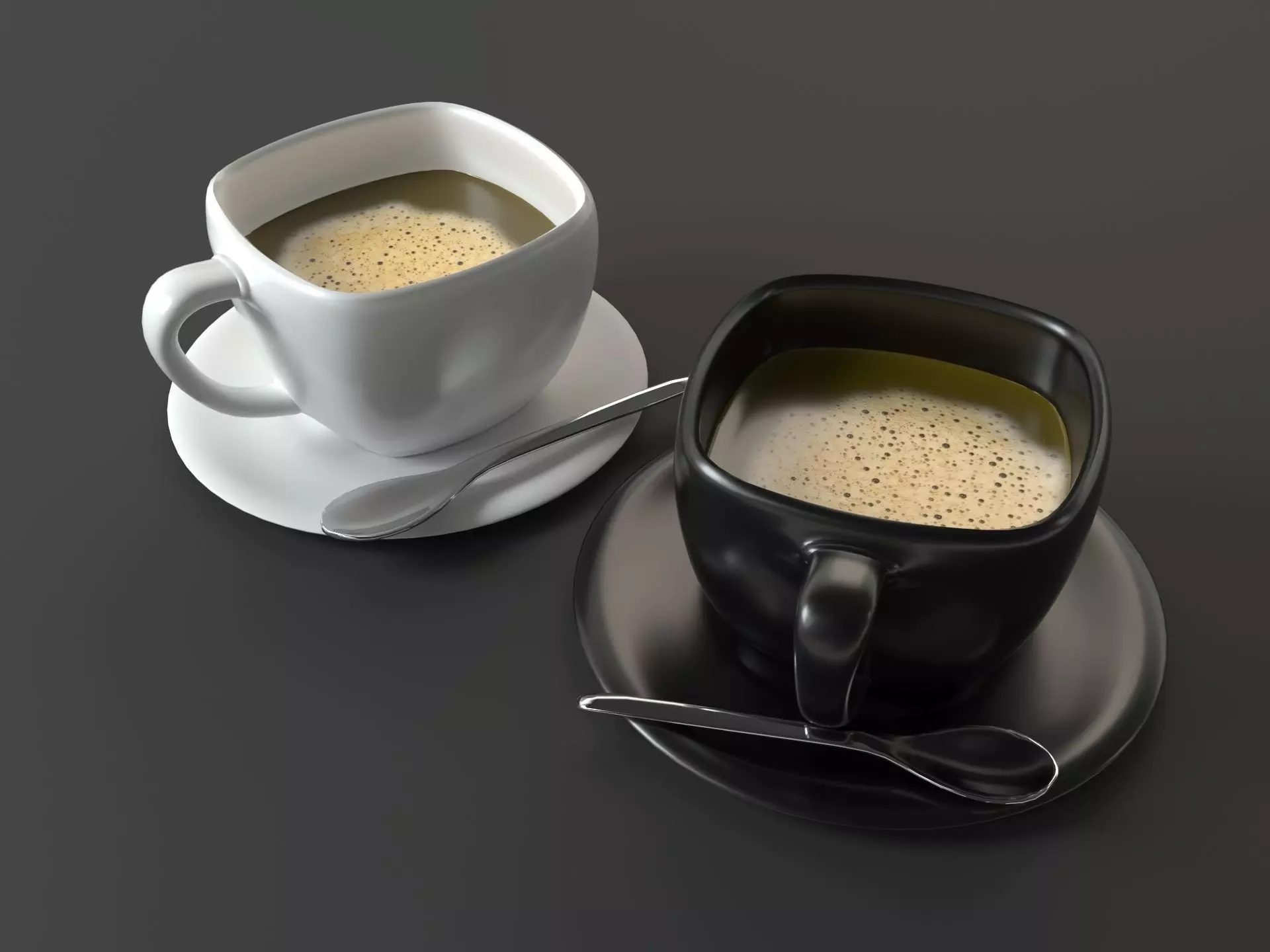 Coffee Cups 3D model_0