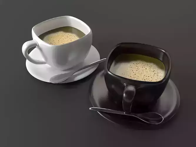 Coffee Cups 3D model