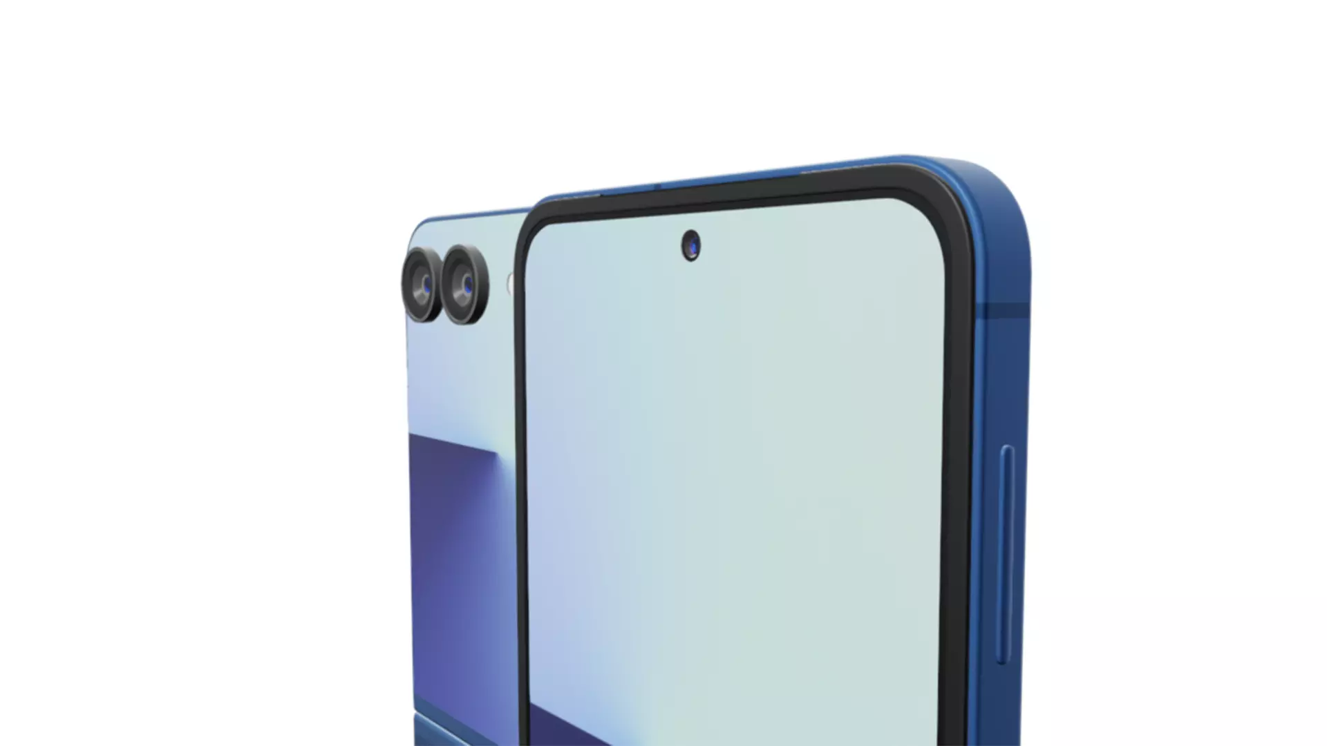 Samsung Galaxy Z Flip7 Realistic Foldable Smartphone 3D model_9