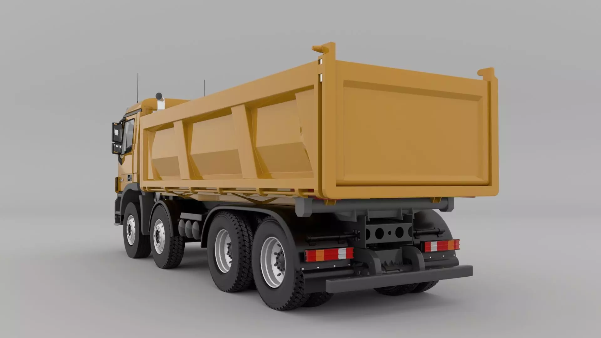 Mercedes Actros 3241-K 8x4 Meiller 3D model_2