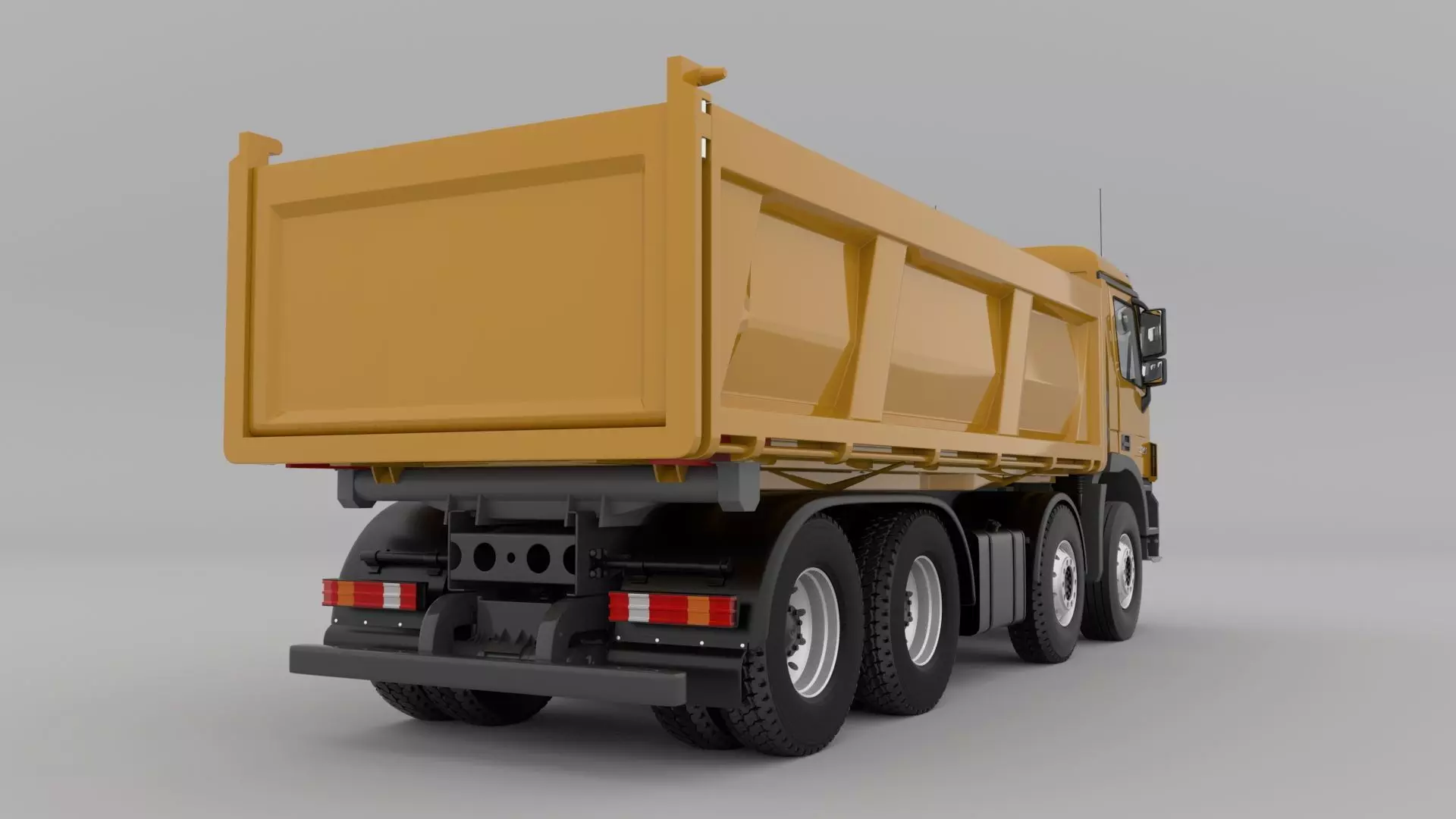 Mercedes Actros 3241-K 8x4 Meiller 3D model_4