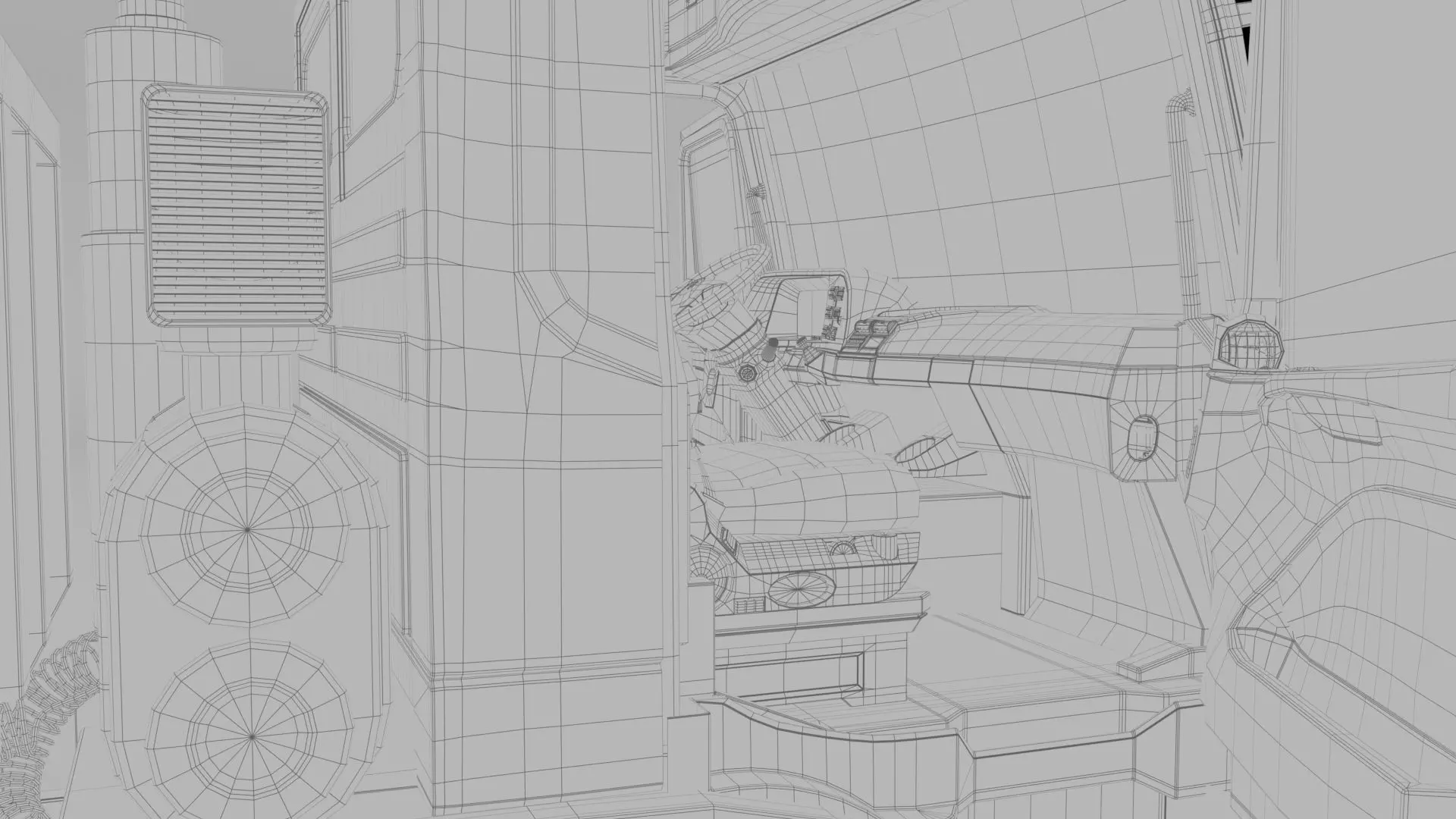 Mercedes Actros 3241-K 8x4 Meiller 3D model_47