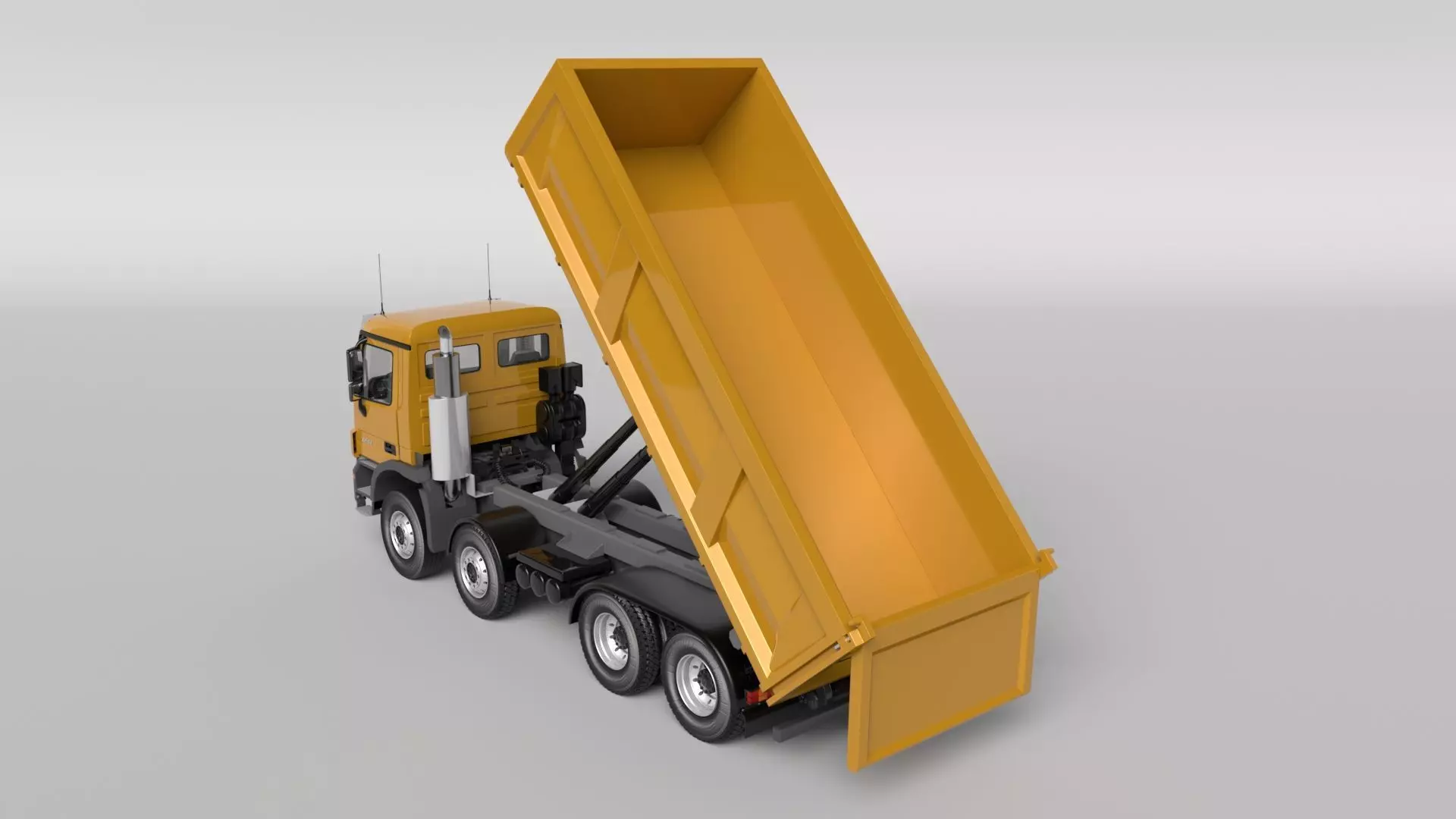 Mercedes Actros 3241-K 8x4 Meiller 3D model_16