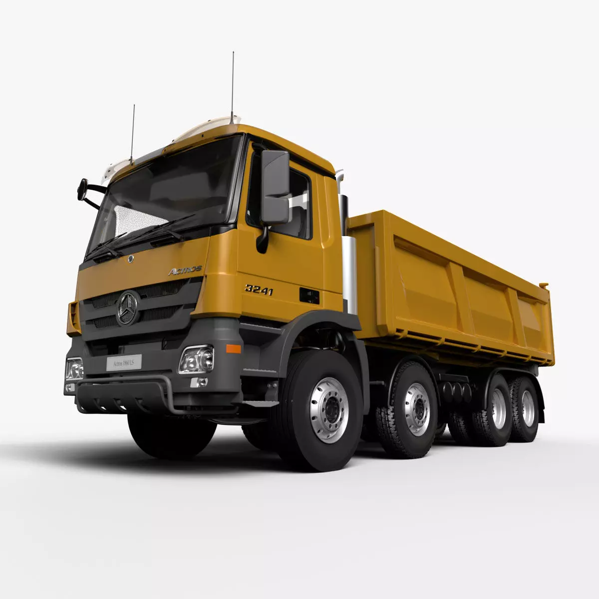 Mercedes Actros 3241-K 8x4 Meiller 3D model_18