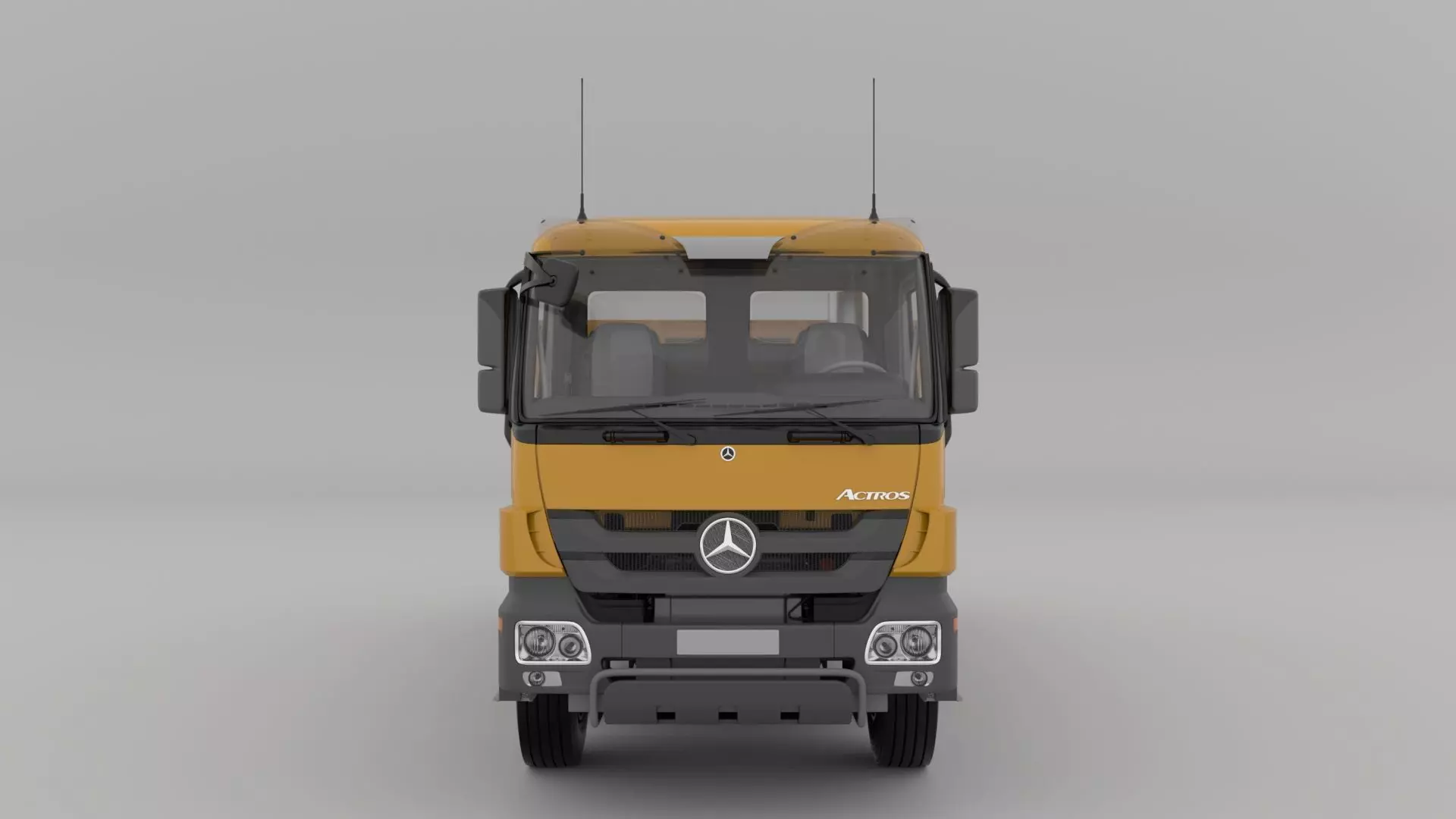 Mercedes Actros 3241-K 8x4 Meiller 3D model_7