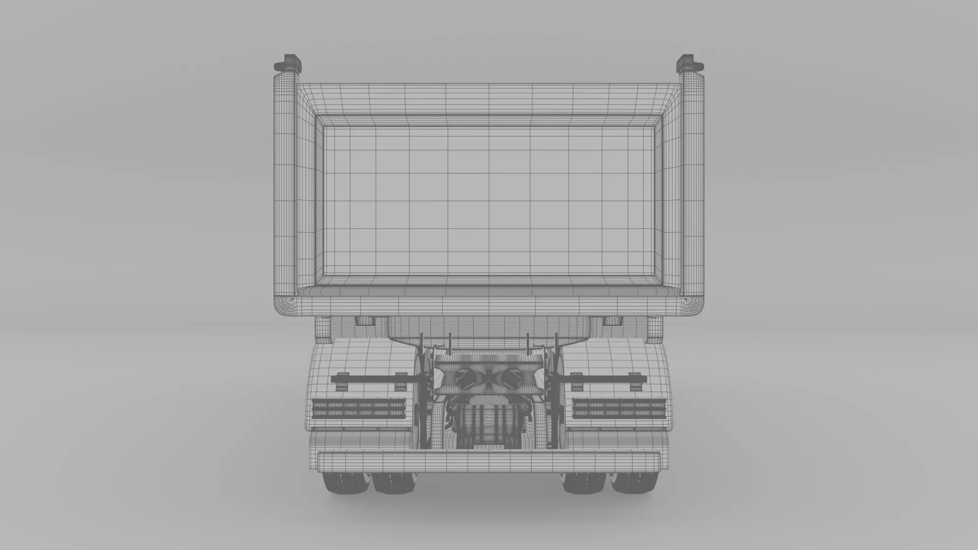 Mercedes Actros 3241-K 8x4 Meiller 3D model_26