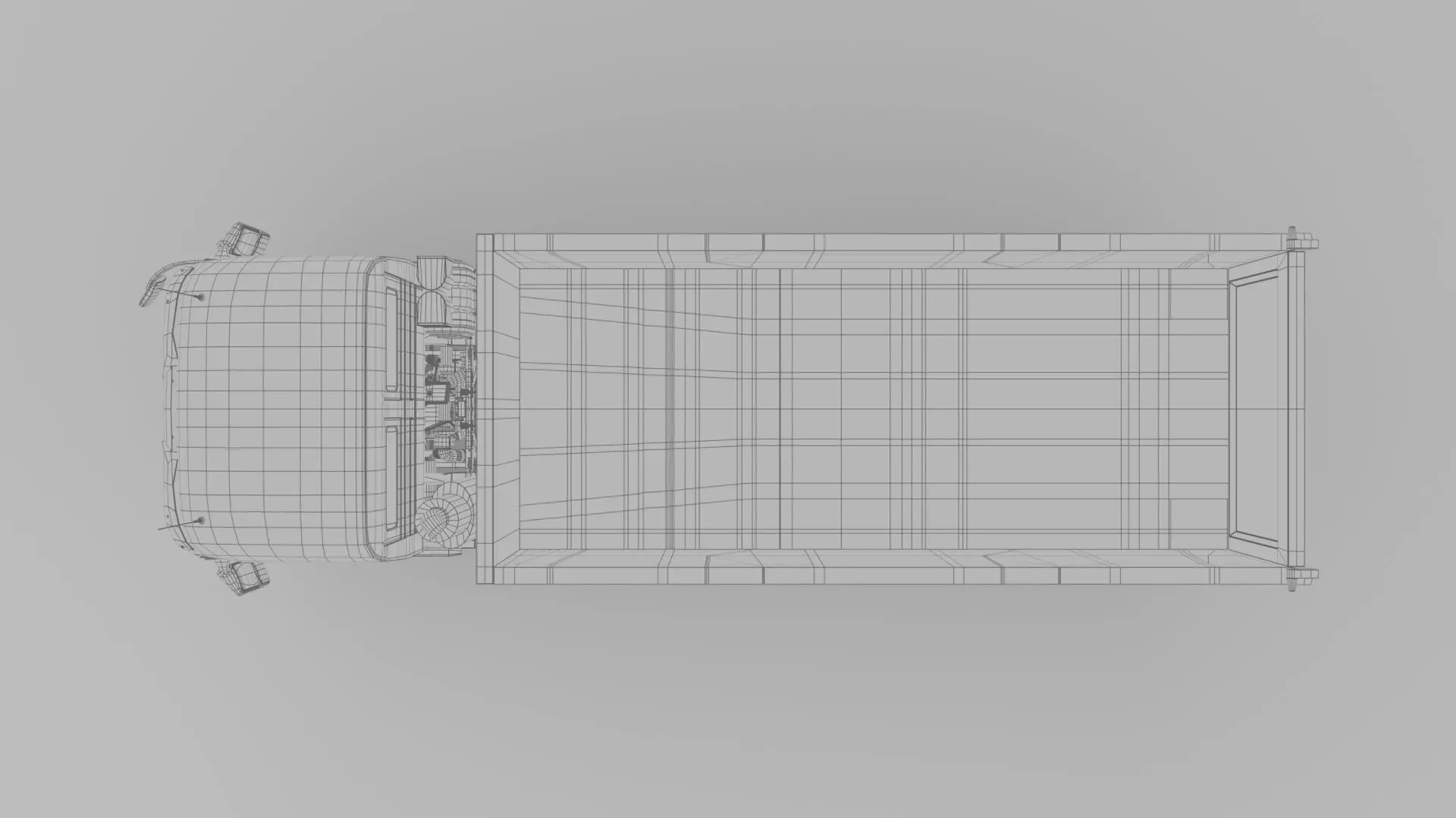 Mercedes Actros 3241-K 8x4 Meiller 3D model_35