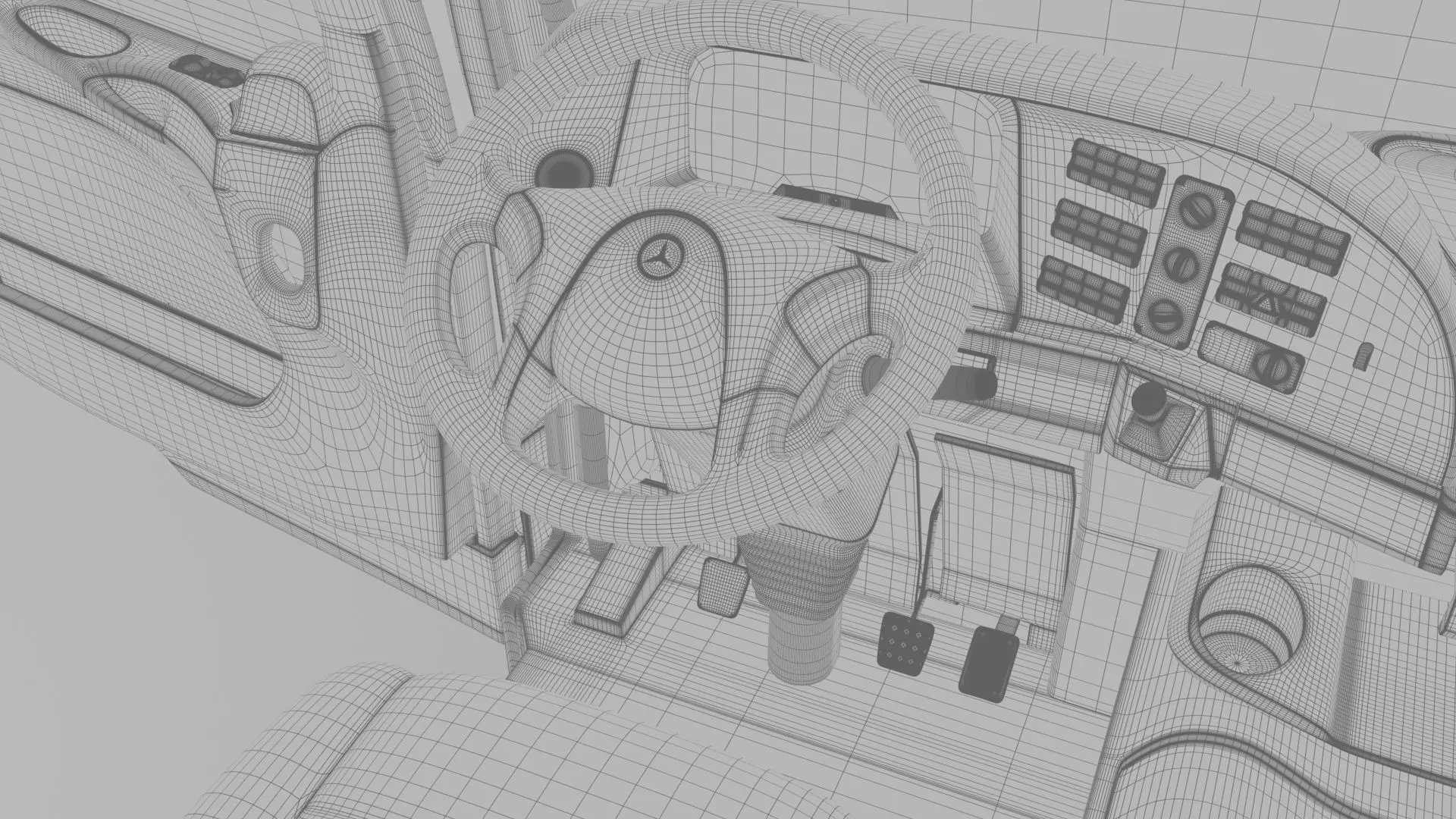 Mercedes Actros 3241-K 8x4 Meiller 3D model_46