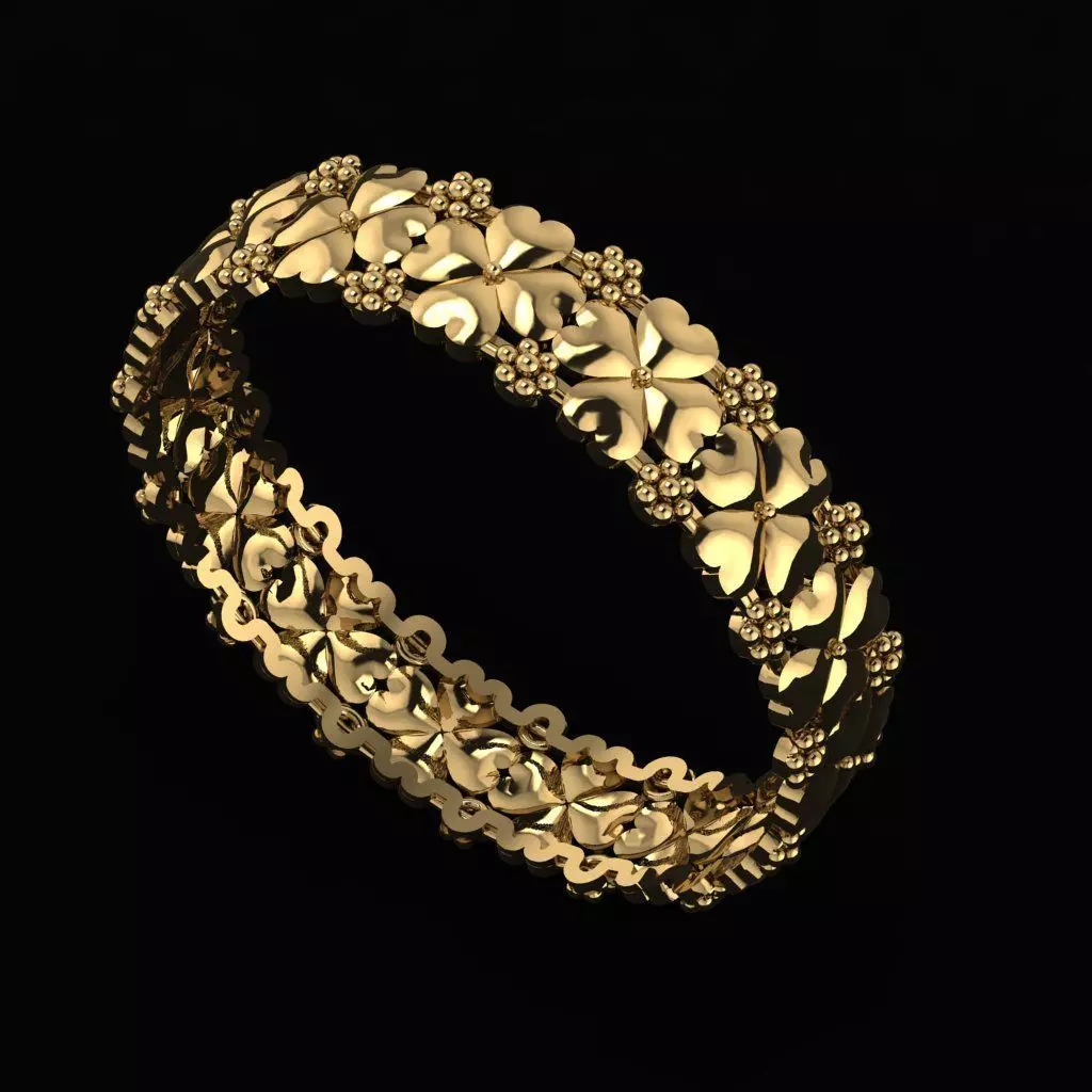 Arabic Tire Ring 3D print model_0