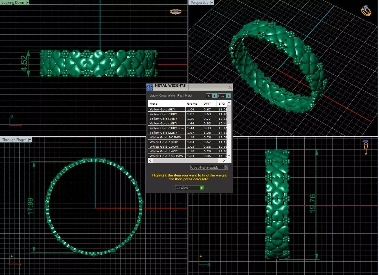 Arabic Tire Ring 3D print model_4