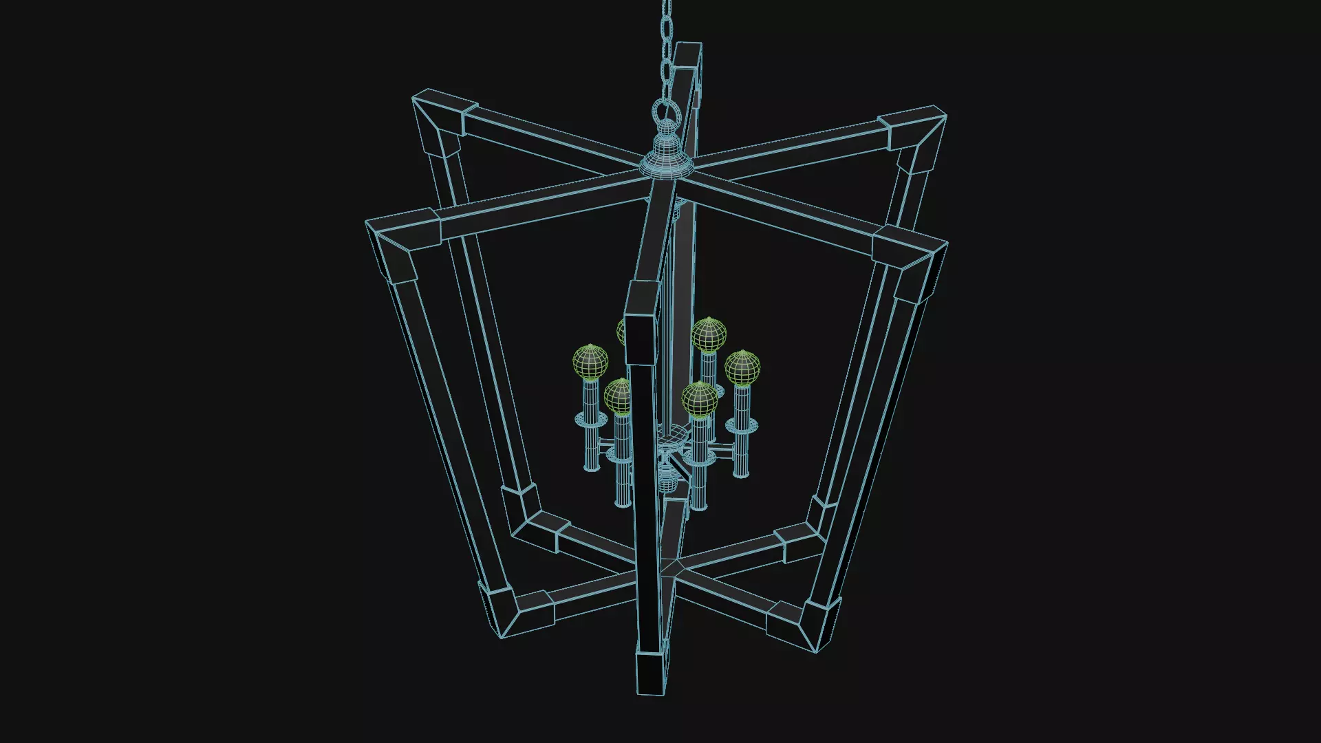 Bastian Large Lantern Low-poly 3D model_17